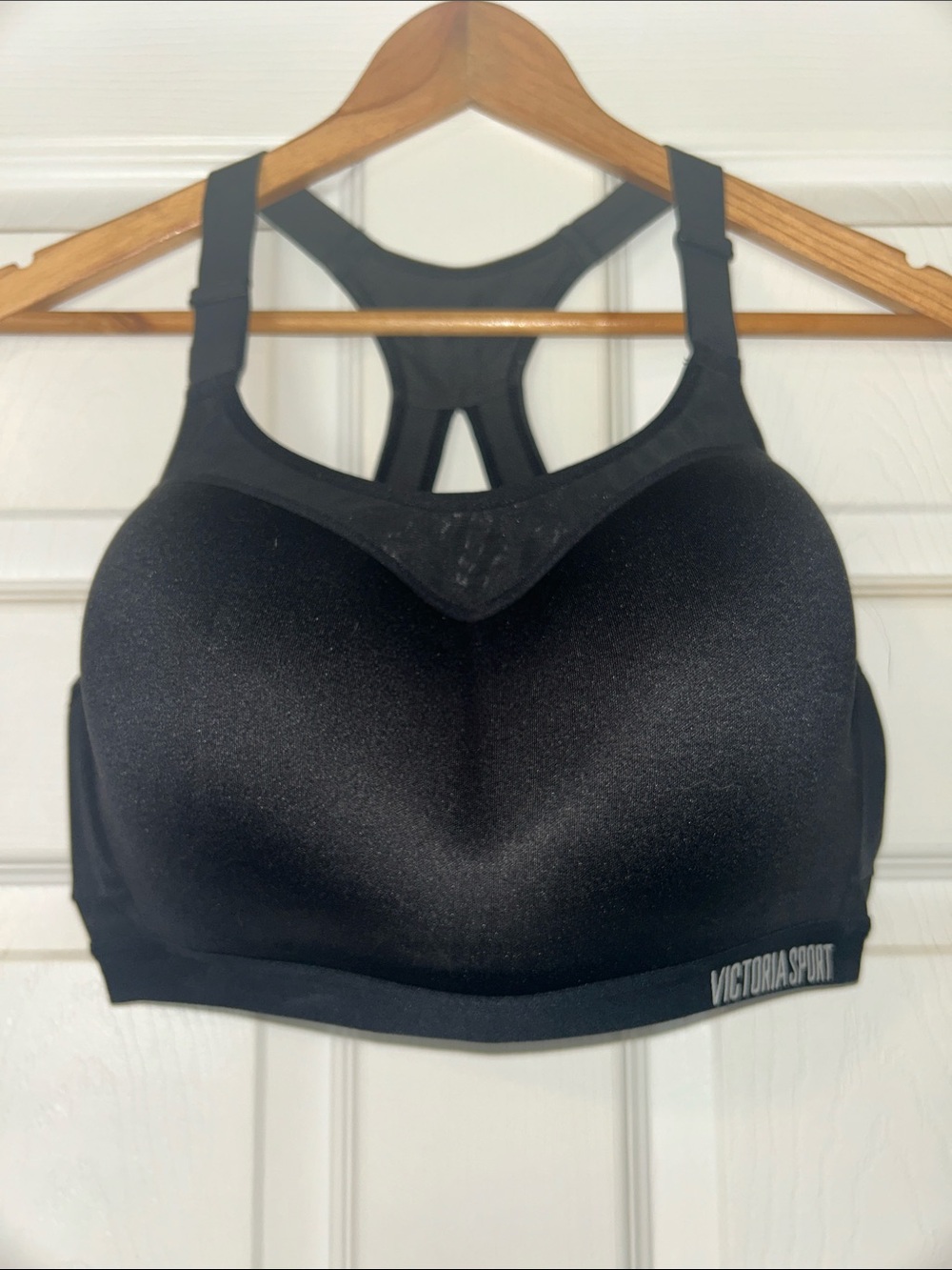 Victoria's Secret Black High-Impact Racerback Sports Bra
